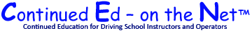 Continued Ed - on the Net